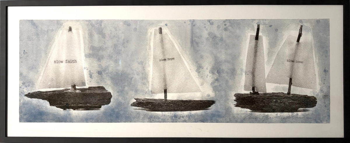 Slow Journey — DGA hand coloured original, 100x105 cm