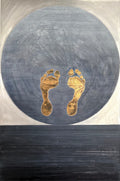 Slow Now Gunvor — mixed media on aluminum, 60x90 cm