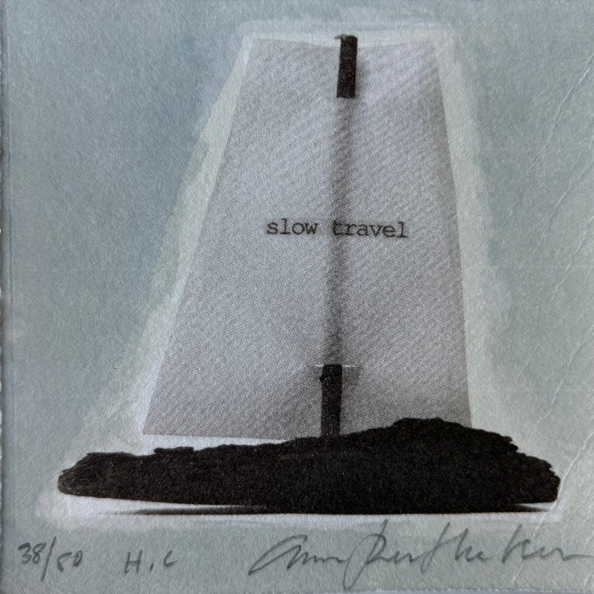Slow Travel lithography