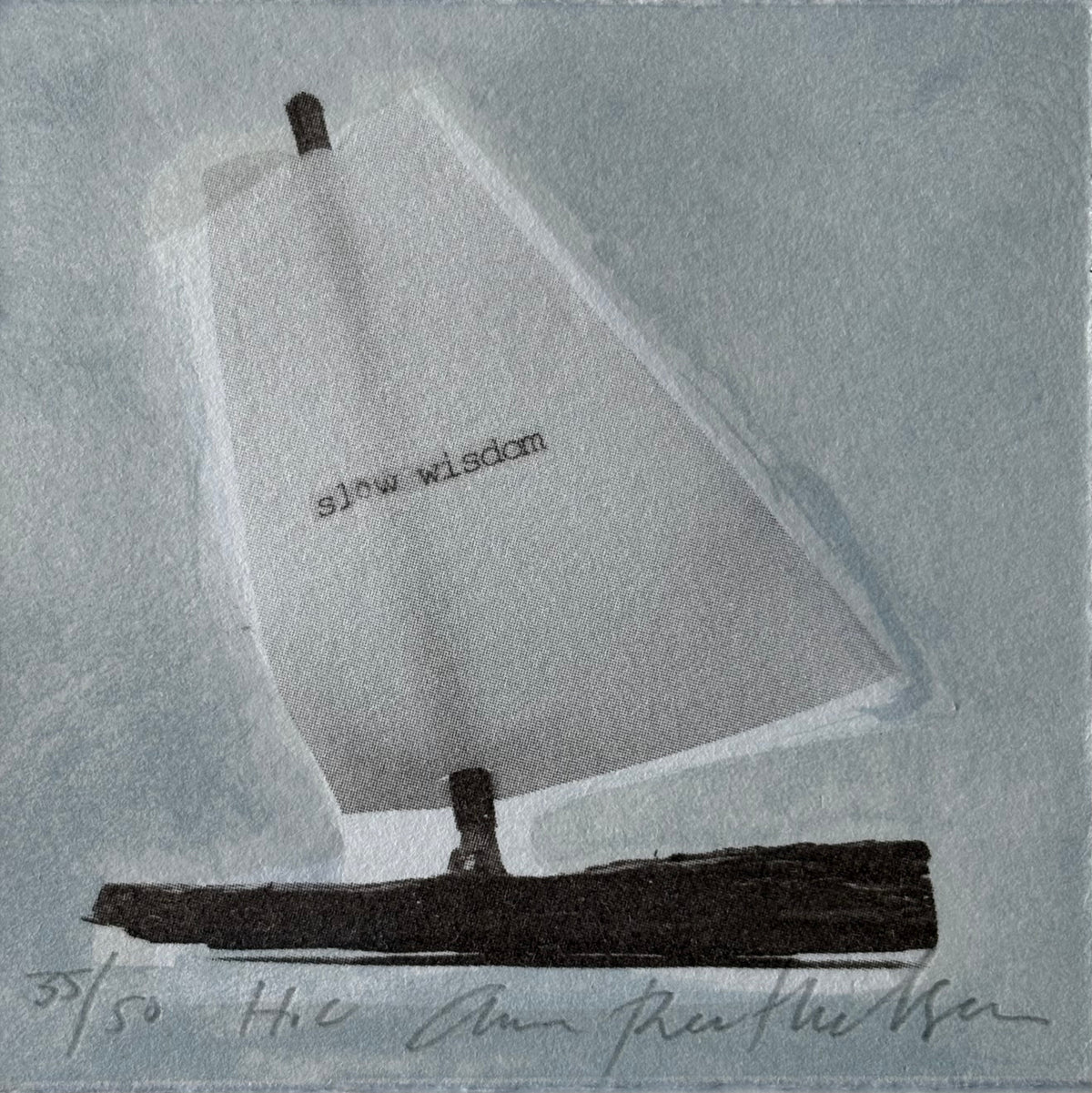Slow Wisdom lithograph