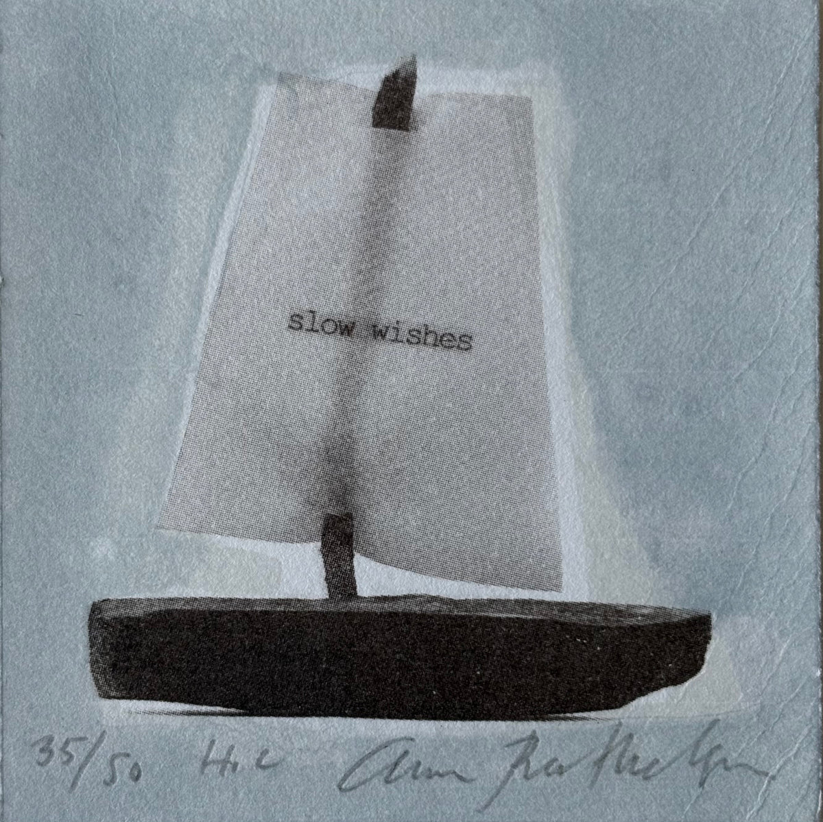 Slow Wishes lithograph